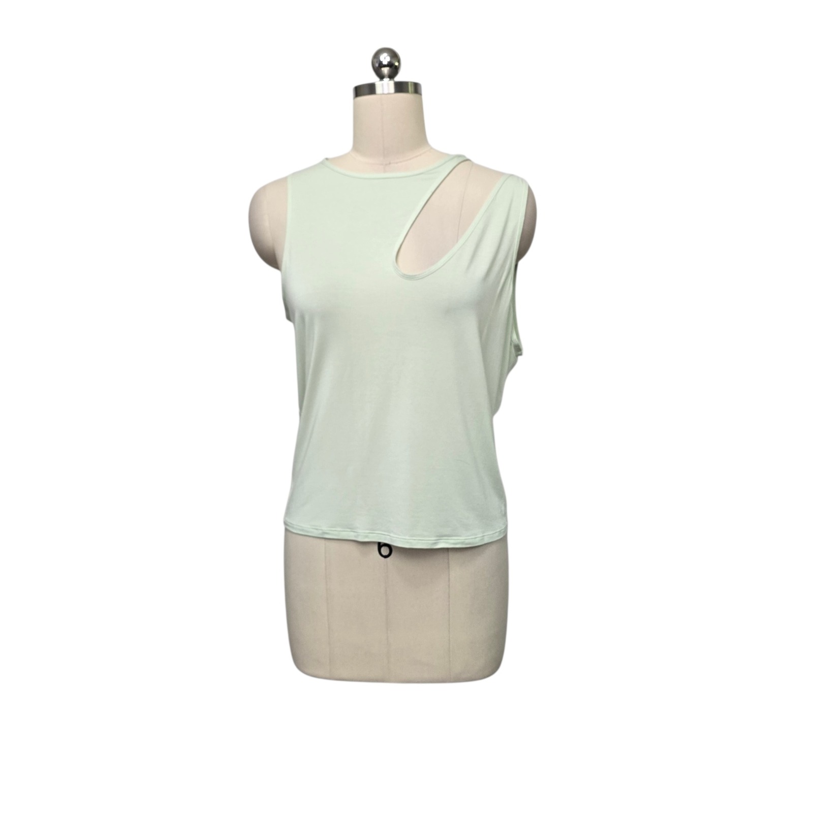 Lululemon Shoulder Cut-Out Yoga Tank Top Mint Green Cutout Lw1ehss Womens 10